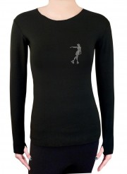Long Sleeve Shirt with Rhinestones R226